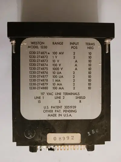 Weston 1230 Digital Voltmeter 3 1/2 Digit-117Vac Power, View more