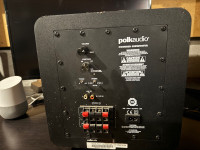 Smaller but more expensive Polk Audio Subwoofer powered
