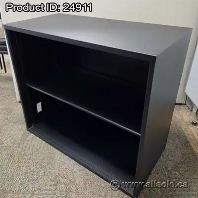 Steelcase Black Metal Bookshelf Bookcase 36" x 18" x 31.5", View more