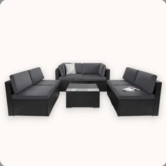 6-Seater Modular Patio Set w/ Coffee Table in Multi-item in Vancouver - Image 2