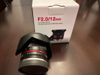 Samyang 12mm f/2.0 NCS CS Lens for Sony E-Mount (APS-C) (Black)