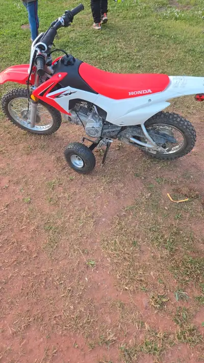 110 honda works great starts first kick does have electric start but needs a battery comes with tran...