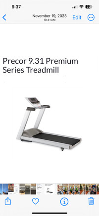 Treadmill -Precor 9.31 Premium