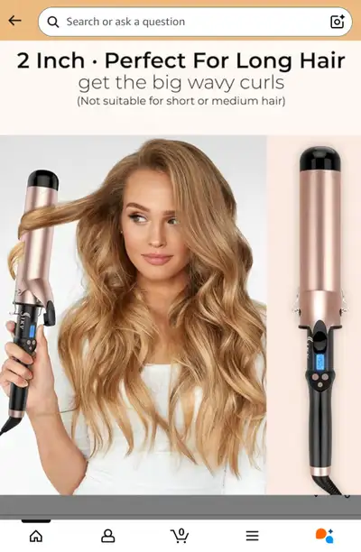 HAIR CARLING IRON BY IKV RETAILS $67 WITH TAXES BRAND NEW, View more