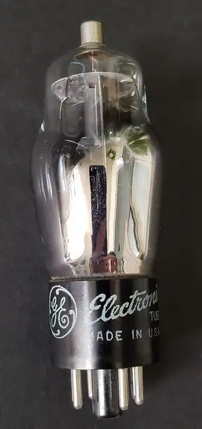 GE 6Q7G Dual Diodes + Triode Vacuum Tube/Radio Tube – Electronic, View more
