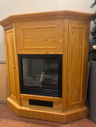 Electric fireplace, View more