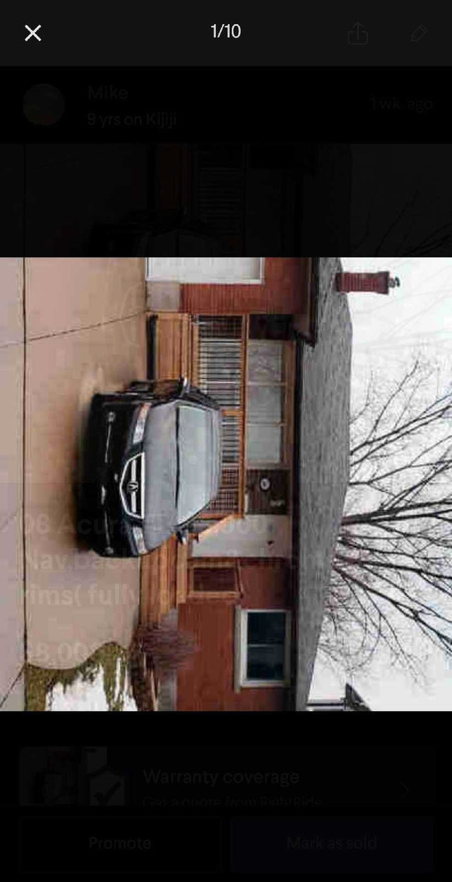2008 Acura TL  $6,000 Nav,backupcam&chrome rims( fully loaded) in Cars & Trucks in Mississauga / Peel Region