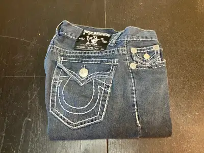 True Religion Ricky Straight Jeans 32x30, View more