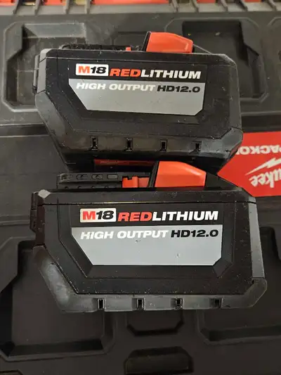 Milwaukee M18 12.0HD Battery 200each, View more