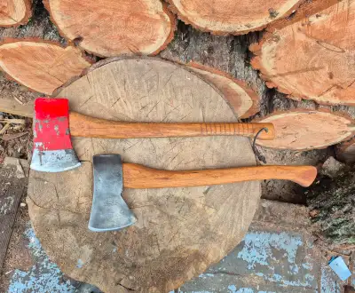 Two Swedish 2-1/2 lb axes for sale !  $50 each or $80 for both !, View more
