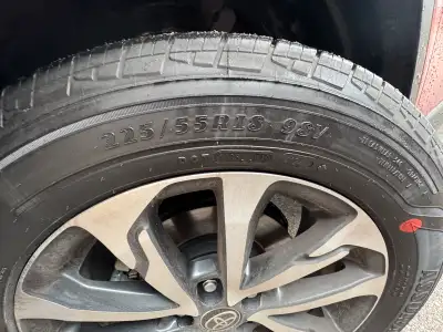 These tires had all of 220km as you can see on the odometer, on them when I switched the out for som...