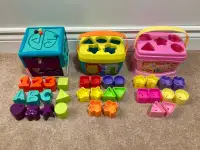 Shape sorting toys