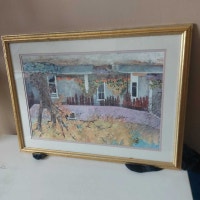 Old pic with house n picture frame 24 x 18 Charlottetown Prince Edward Island Preview