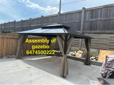 We can do Installation and assembly all kinds of gazebos and storage shed We provide our services in...