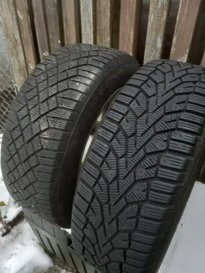 4 winter tires for Malibu / Impala / Saab , was on 2006 tires on rims 215 / 60 / 17 . 2 seasons appr...