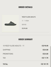 Adidas Yeezy Slides Size 11. Price firm