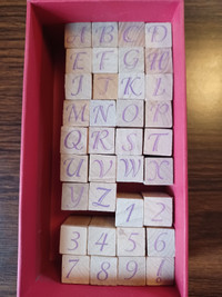 Alphabet & Numbers Stamp Set