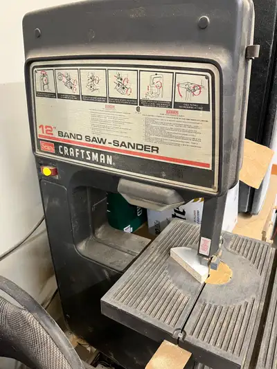 12” band saw, View more