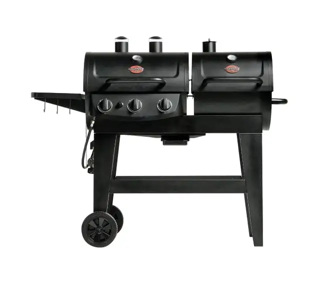 Charcoal and Gas Grill dual Fuel Pro Smoker in BBQs & Outdoor Cooking in Kitchener / Waterloo - Image 4