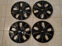 4 Chevrolet 17" Black Wheel Covers