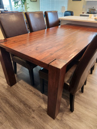 Dining table with 6 chairs