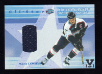 CARTE DE HOCKEY 2001  All-Star JerseyS #ASJ16 MARIO LEMIEUX 1/1