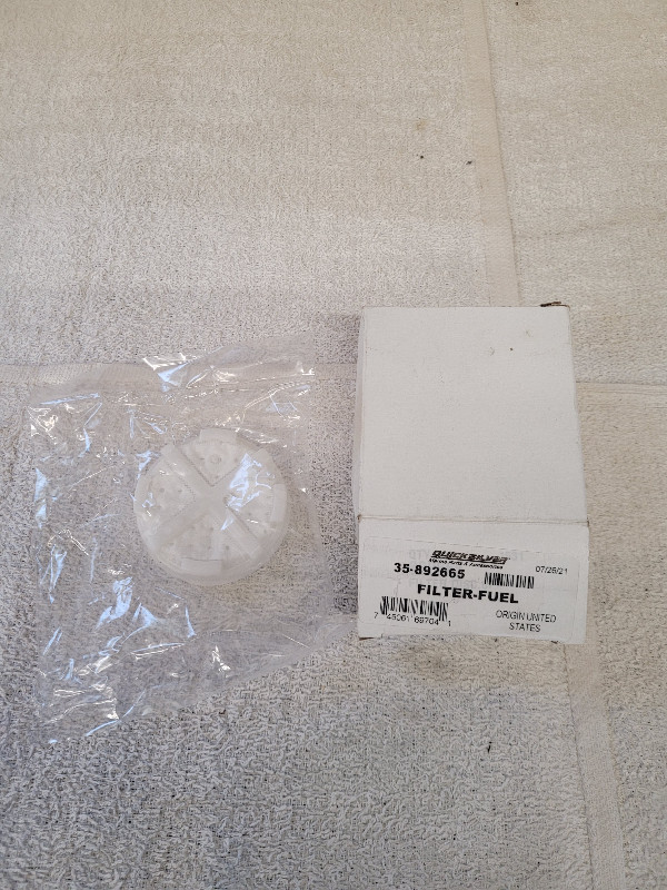 GENUINE OEM Mercruiser Quicksilver Fuel filter PART # 35-892665 in Boat Parts, Trailers & Accessories in Kingston - Image 4