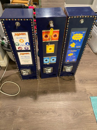Trading card vending machines: pokemon/MTG