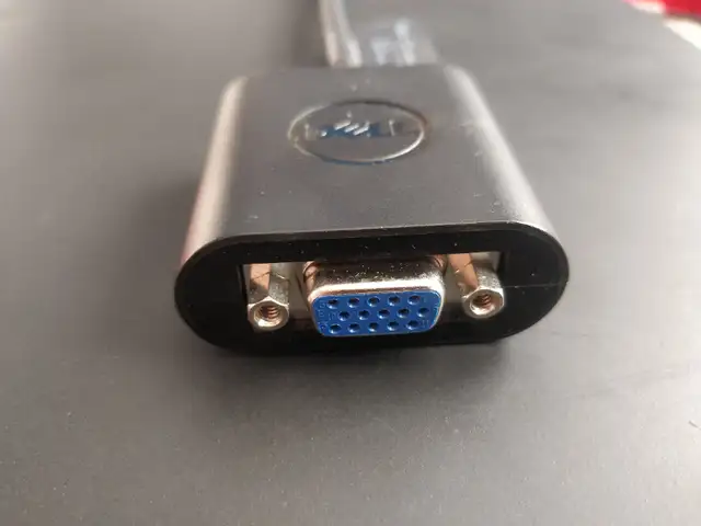 Dell Mini DisplayPort mDP to VGA Adapter PNKVT DAYBNBC084 in Cables & Connectors in Hamilton - Image 3