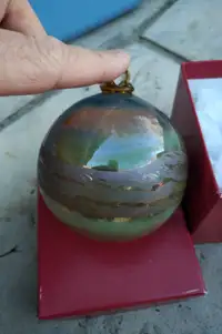 Vintage David Paterson/Holt Renfrew Hand-Blown Glass Ornament