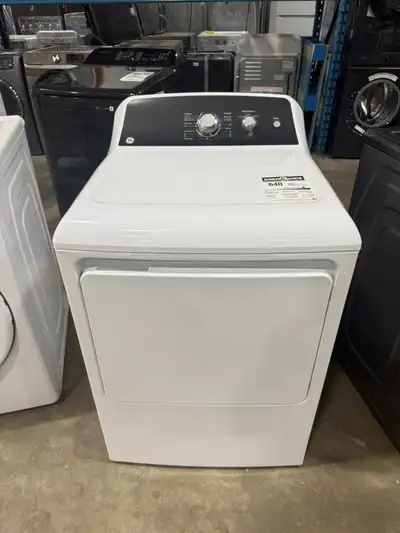 GE GTX34EBMR0WS Electric Dryer, View more