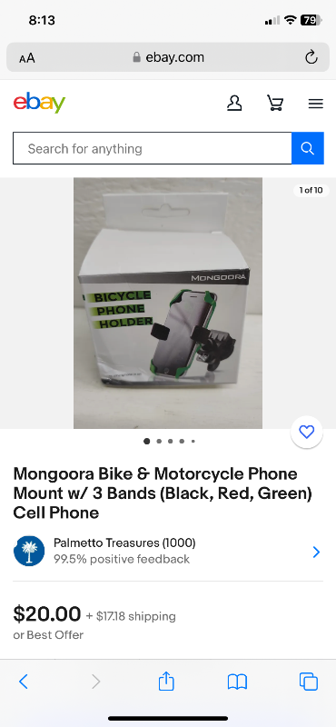 Brand New Mongoora Bicycle Phone Holder in Clothing, Shoes & Accessories in Moncton - Image 5