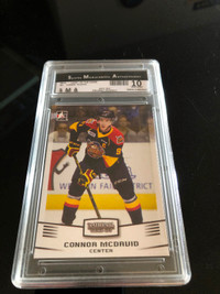 Connor Mcdavid OHL rookie card from Chicago card show graded 10