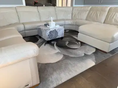 Natuzzi Leather Sectional Sofa, View more