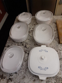 CorningWare French White Bakeware & Set Corelle plates/bowls