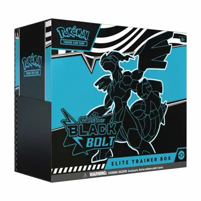 Brand new sealed. Pokémon TCG: Scarlet & Violet-Black Bolt Elite Trainer Box. If you would like pict...