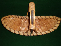 Baskets and Tray, Wicker and Metal