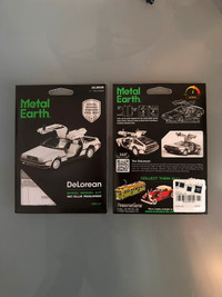 Delorean - Back to the Future Steel Model kit Metal Earth 