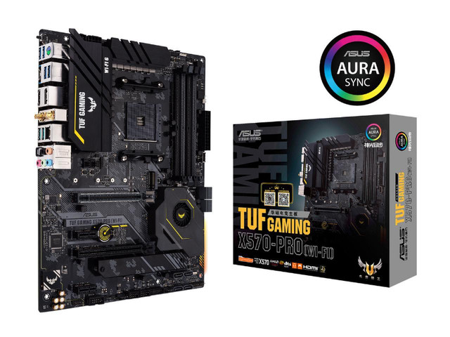 ASUS TUF Gaming X570-PRO (WiFi 6) AMD AM4 (3rd Gen Ryzen ATX Gam dans Composants de système  à Ville de Montréal