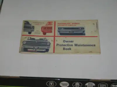 AMC Owner Protective  Maintenance Book(1967), View more
