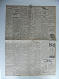 Page de journal le Canada 1928 , Yankees de New York Champion