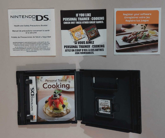 Nintendo DS Personal Trainer Cooking Video Game  in Nintendo DS in Mississauga / Peel Region - Image 2