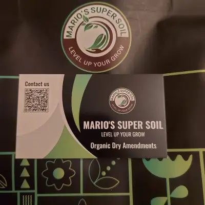 **Pick up in mississauga**. Now available Mario's Super Soil organic dry amendments for your garden....