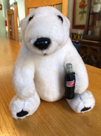 Vintage 1993 Coca Cola Polar Bear Plush Collection 7”