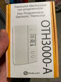 Non-programmable thermostat for electric