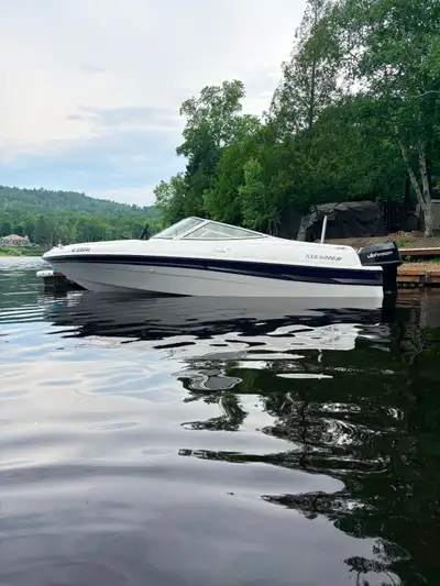 Four Winns Freedom 170 (2003) – Moteur Johnson 90 HP + Remorque Superbe bateau open-deck Four Winns...