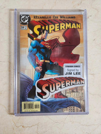 Superman #204 Signed by Jim Lee