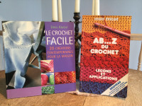 Le crochet facile 20 $    AB ...Z du crochet  15 $  idée cadeau