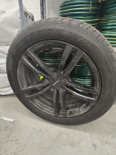 Both tires and rims were bought two years ago, but only used in the summer, i just bought a new car...
