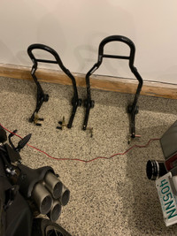 Sport bike stands front and rear 